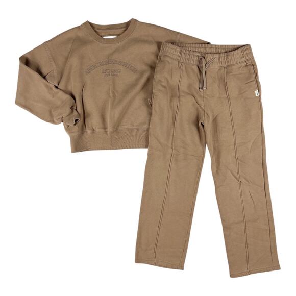 Abercrombie Kids Girls Sweatshirt & Joggers Set Size 9/10 Matching Outfit - Picture 1 of 10